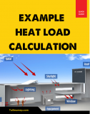 Example head load calculation for air conditioning system