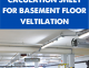 Caculation sheet for basement floor veltilation