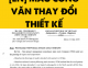 Công văn thay đổi thiết kế thép