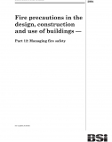 BS 5588-12-2004 Fire precautions in the design, construction