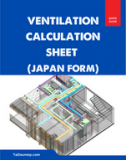 Ventilation Calculation Sheet  (Japan form)