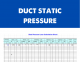 Duct Static Pressure