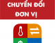 Chuyển đổi đơn vị