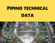 Piping technical data