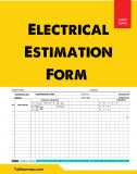 Electrical Estimation Form (Form tinh chuan)