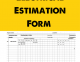 Electrical Estimation Form (Form tinh chuan)