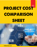 Project Cost Comparison Sheet