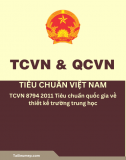 TCVN 8794 2011 Tiêu chuẩn quốc gia về thiết kế trường trung học