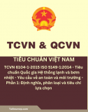 TCVN 6104-1-2015 ISO 5149-1:2014 - Tiêu chuẩn Quốc gia Hệ thống lạnh và bơm nhiệt - Yêu cầu về an toàn và môi trường - Phần 1: Định nghĩa, phân loại và tiêu chí lựa chọn