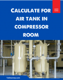 Calculate for air tank in compressor room