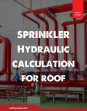 Sprinkler hydraulic calculation for roof