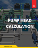 Cooling Water Pump Head Calculation