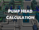 Cooling Water Pump Head Calculation