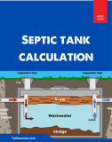 Septic tank calculation