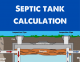 Septic tank calculation