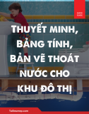 Thuyết minh, Bảng tính, Bản vẽ thoát nước cho khu đô thị