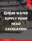 Chiler water supply pump head caculation