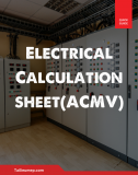 Electrical Calculation sheet(ACMV)