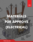 Materials for approve (Electrical)